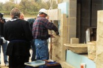 Bowman Library - cornerstone laying